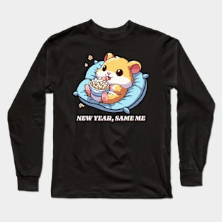 New year, same me hamster! Long Sleeve T-Shirt